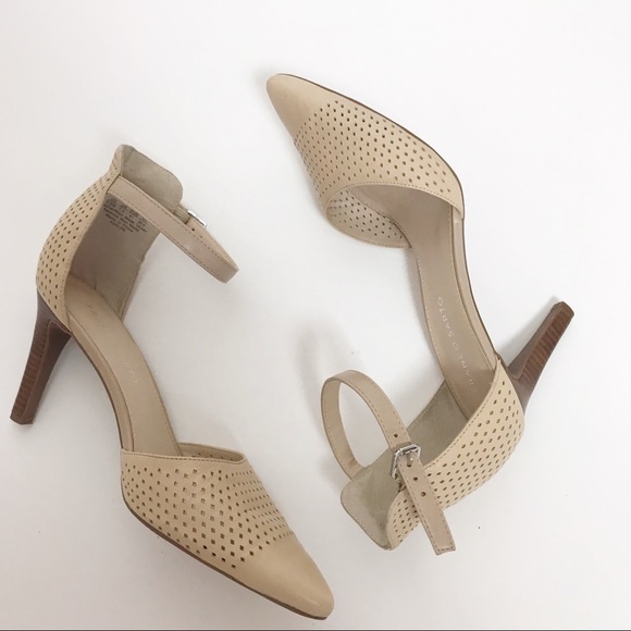 Boots Ankle Heels By Franco Sarto In Cream, Size:6 main image 1
